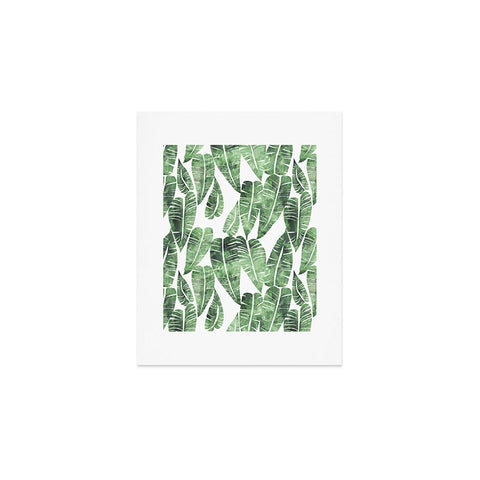 Schatzi Brown Island Goddess Leaf Green Art Print