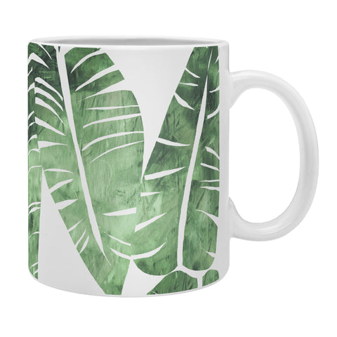 Schatzi Brown Island Goddess Leaf Green Coffee Mug