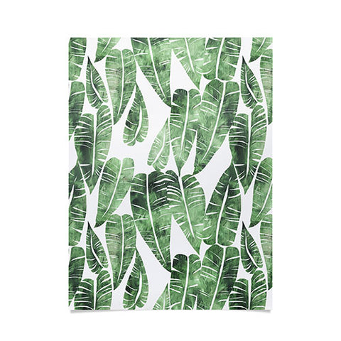 Schatzi Brown Island Goddess Leaf Green Poster