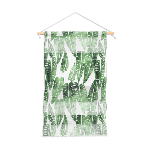 Schatzi Brown Island Goddess Leaf Green Wall Hanging Portrait