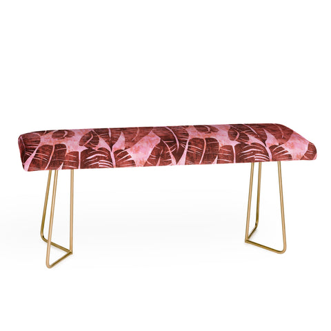 Schatzi Brown Island Goddess Leaf Rose Bench