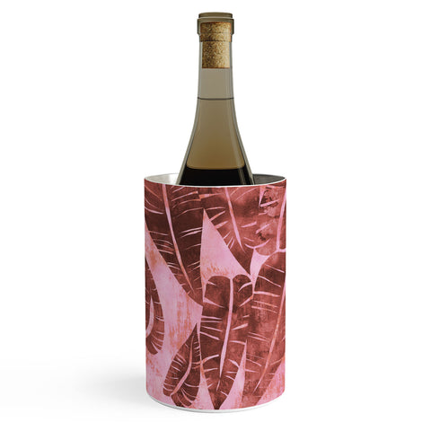 Schatzi Brown Island Goddess Leaf Rose Wine Chiller