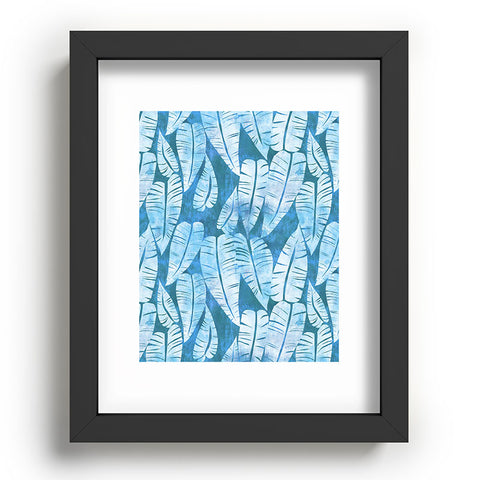 Schatzi Brown Island Goddess Leaf Turquoise Recessed Framing Rectangle