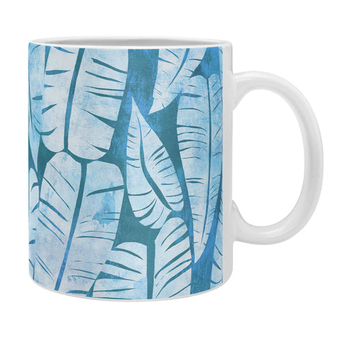 Schatzi Brown Island Goddess Leaf Turquoise Coffee Mug