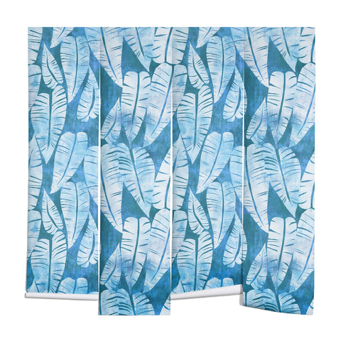 Schatzi Brown Island Goddess Leaf Turquoise Wall Mural