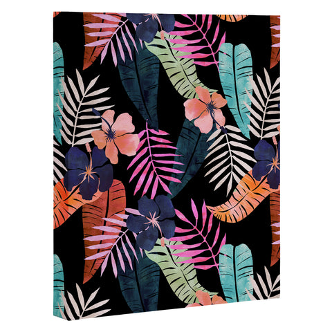 Schatzi Brown Island Goddess Retro Art Canvas