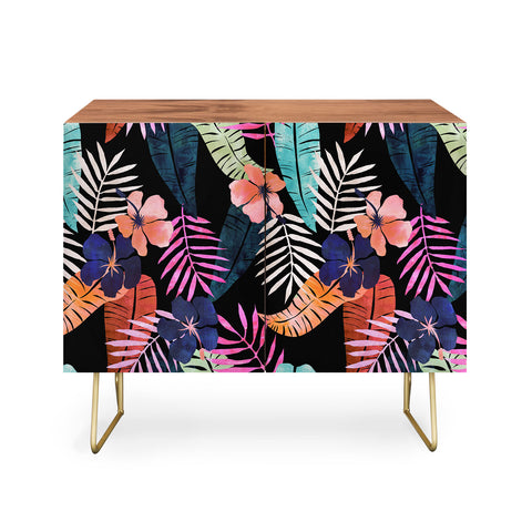Schatzi Brown Island Goddess Retro Credenza
