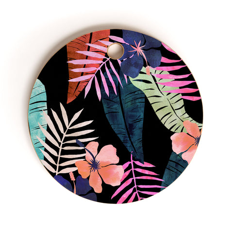 Schatzi Brown Island Goddess Retro Cutting Board Round