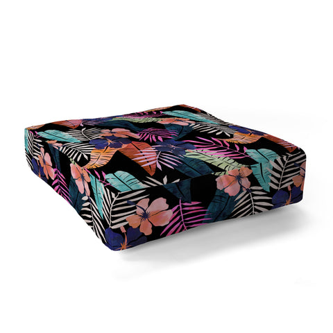 Schatzi Brown Island Goddess Retro Floor Pillow Square