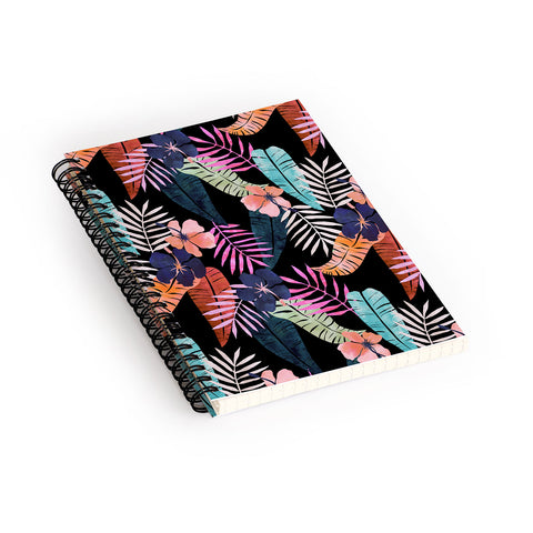Schatzi Brown Island Goddess Retro Spiral Notebook