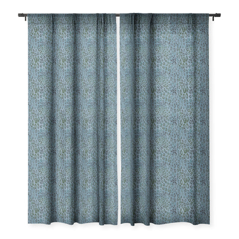 Schatzi Brown Jade Jaguar Sheer Window Curtain