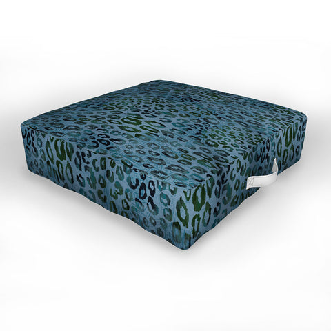 Schatzi Brown Jade Jaguar Outdoor Floor Cushion