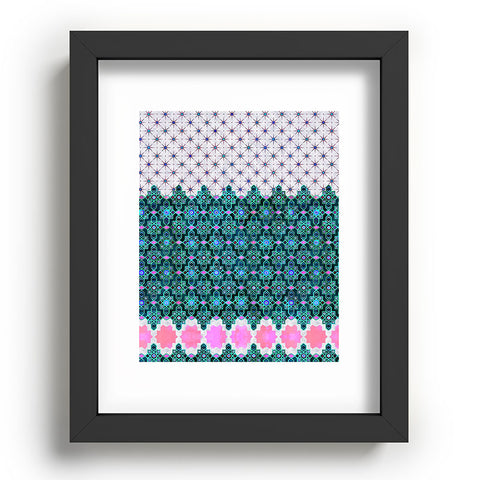 Schatzi Brown Jeema Boho Pattern Green Recessed Framing Rectangle