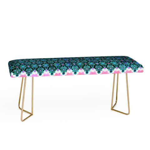 Schatzi Brown Jeema Boho Pattern Green Bench
