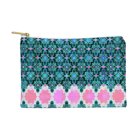 Schatzi Brown Jeema Boho Pattern Green Pouch