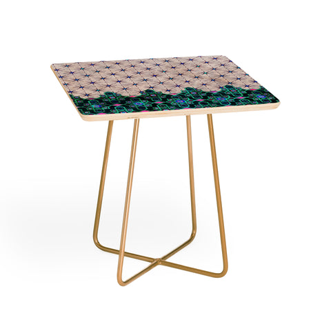 Schatzi Brown Jeema Boho Pattern Green Side Table