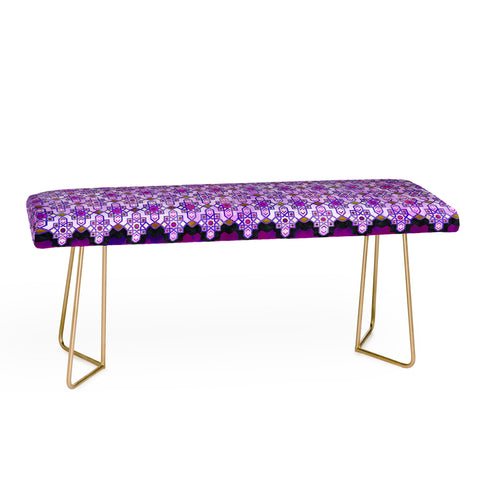 Schatzi Brown Jeema Boho Pattern Purple Bench