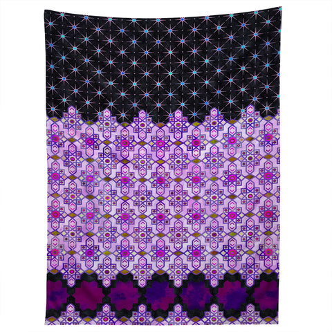Schatzi Brown Jeema Boho Pattern Purple Tapestry