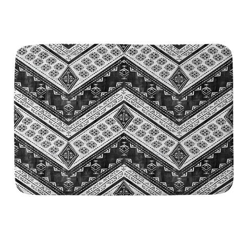 Schatzi Brown Jirra Chevron Memory Foam Bath Mat