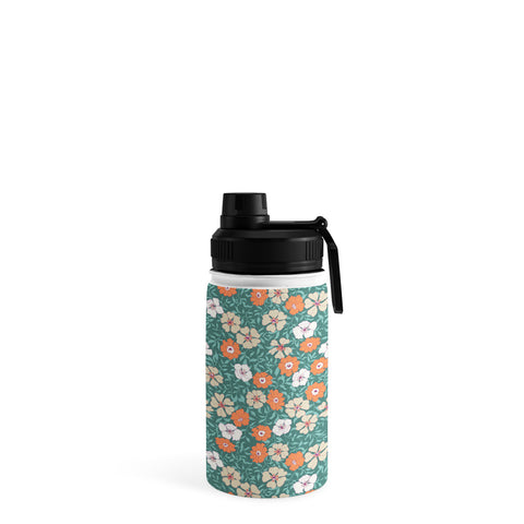 Schatzi Brown Jirra Floral Green Water Bottle