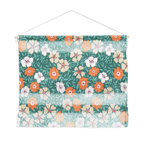 Schatzi Brown Jirra Floral Green Wall Hanging Landscape