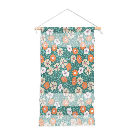 Schatzi Brown Jirra Floral Green Wall Hanging Portrait