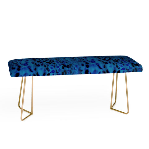 Schatzi Brown Jungle Cat Blue Bench