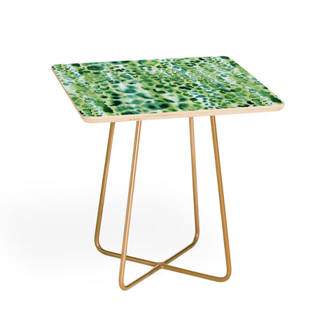 Schatzi Brown Jungle Cat Green Side Table