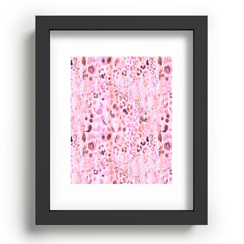 Schatzi Brown Jungle Cat Pink Recessed Framing Rectangle