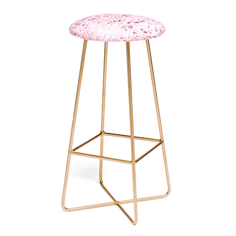Schatzi Brown Jungle Cat Pink Bar Stool