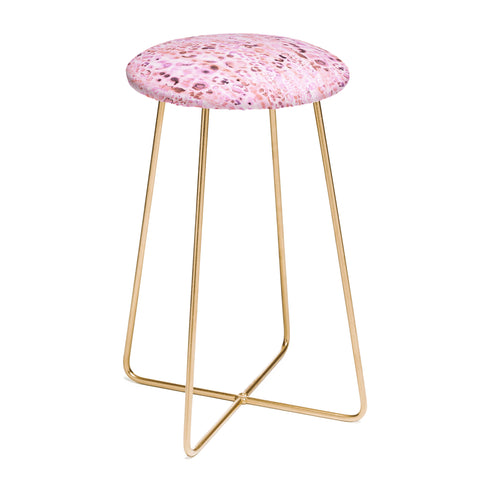 Schatzi Brown Jungle Cat Pink Counter Stool