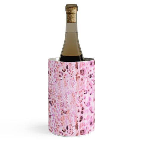 Schatzi Brown Jungle Cat Pink Wine Chiller