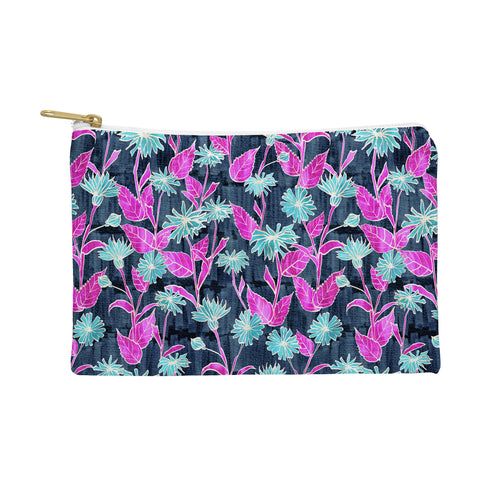 Schatzi Brown Jusitna Floral Ink Pouch