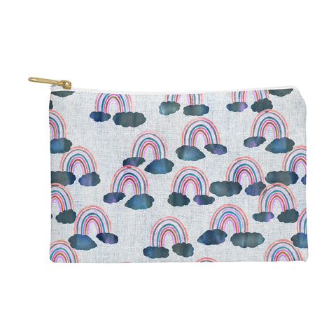 Schatzi Brown Just Rainbows light Linen Pouch