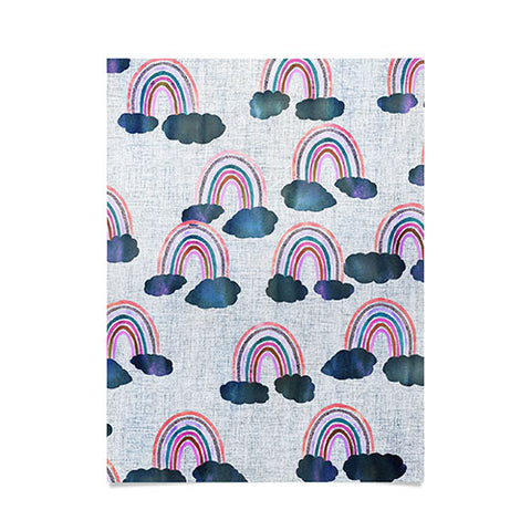 Schatzi Brown Just Rainbows light Linen Poster
