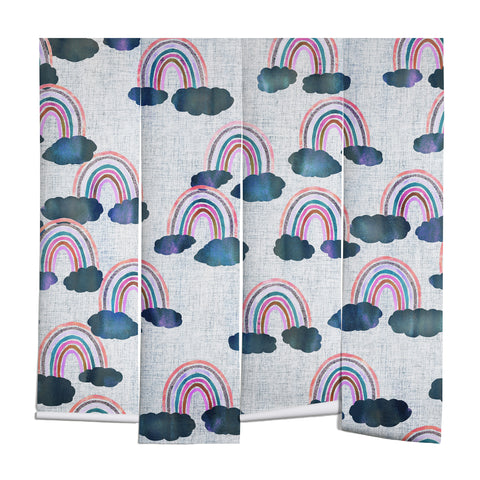 Schatzi Brown Just Rainbows light Linen Wall Mural
