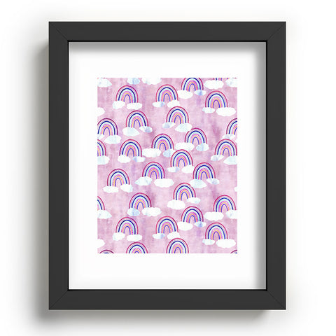 Schatzi Brown Just Rainbows Pink Recessed Framing Rectangle
