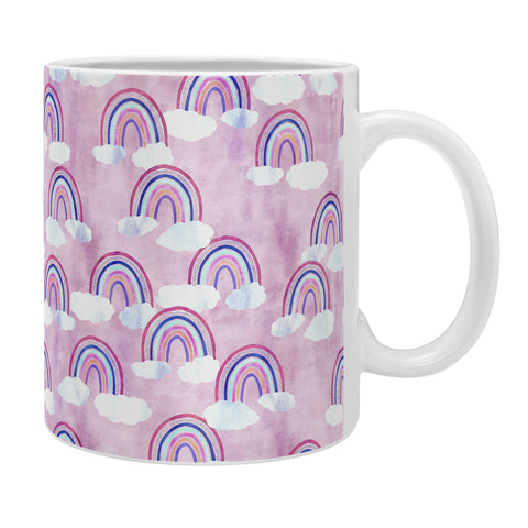 Schatzi Brown Just Rainbows Pink Coffee Mug