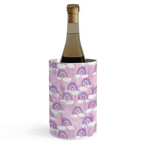 Schatzi Brown Just Rainbows Pink Wine Chiller