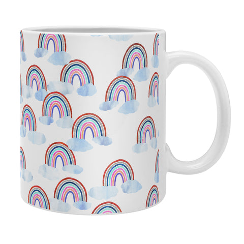 Schatzi Brown Just Rainbows White Coffee Mug