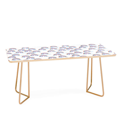 Schatzi Brown Just Rainbows White Coffee Table