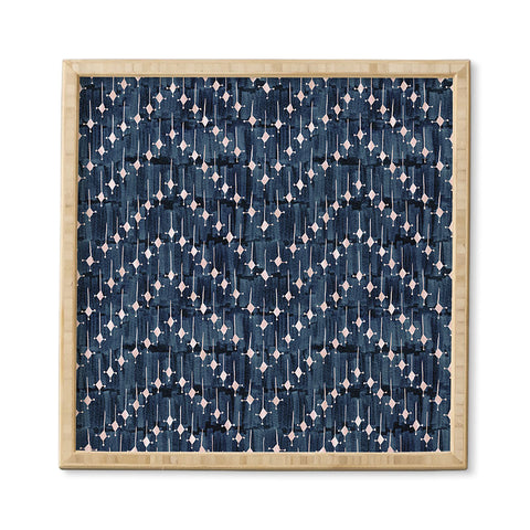 Schatzi Brown Justina Chevron Ink Framed Wall Art