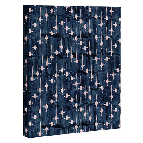 Schatzi Brown Justina Chevron Ink Art Canvas