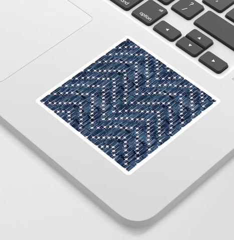 Schatzi Brown Justina Chevron Ink Vinyl Sticker