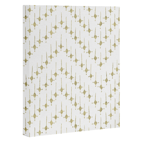Schatzi Brown Justina Chevron Tan Art Canvas