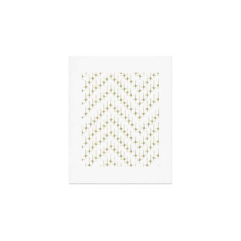 Schatzi Brown Justina Chevron Tan Art Print