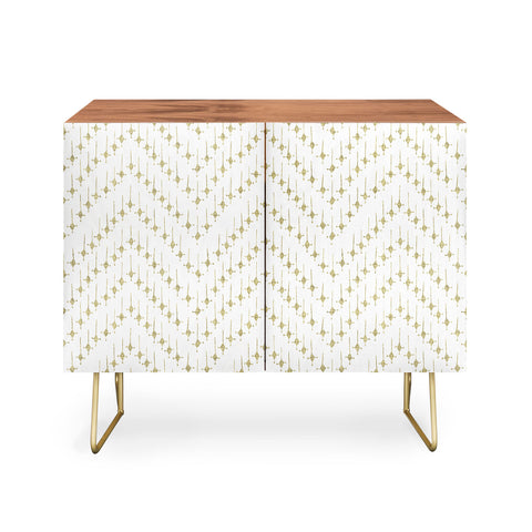 Schatzi Brown Justina Chevron Tan Credenza