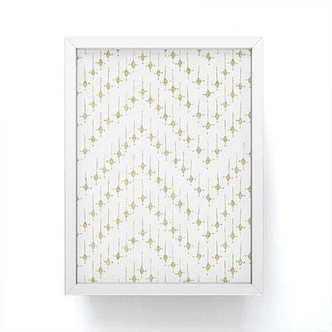 Schatzi Brown Justina Chevron Tan Framed Mini Art Print