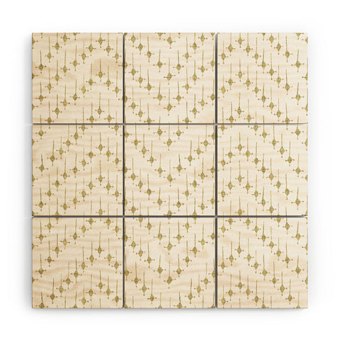 Schatzi Brown Justina Chevron Tan Wood Wall Mural