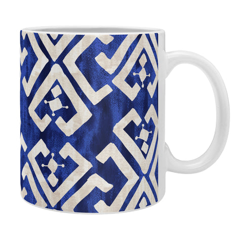 Schatzi Brown Justina Criss Cross Blue Coffee Mug